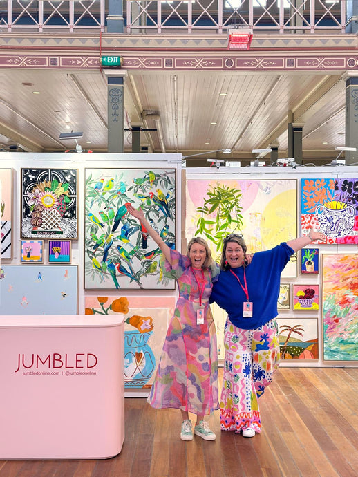 Melbourne Affordable Art Fair with JIMBLED