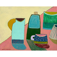 Load image into Gallery viewer, Teal spotted cup